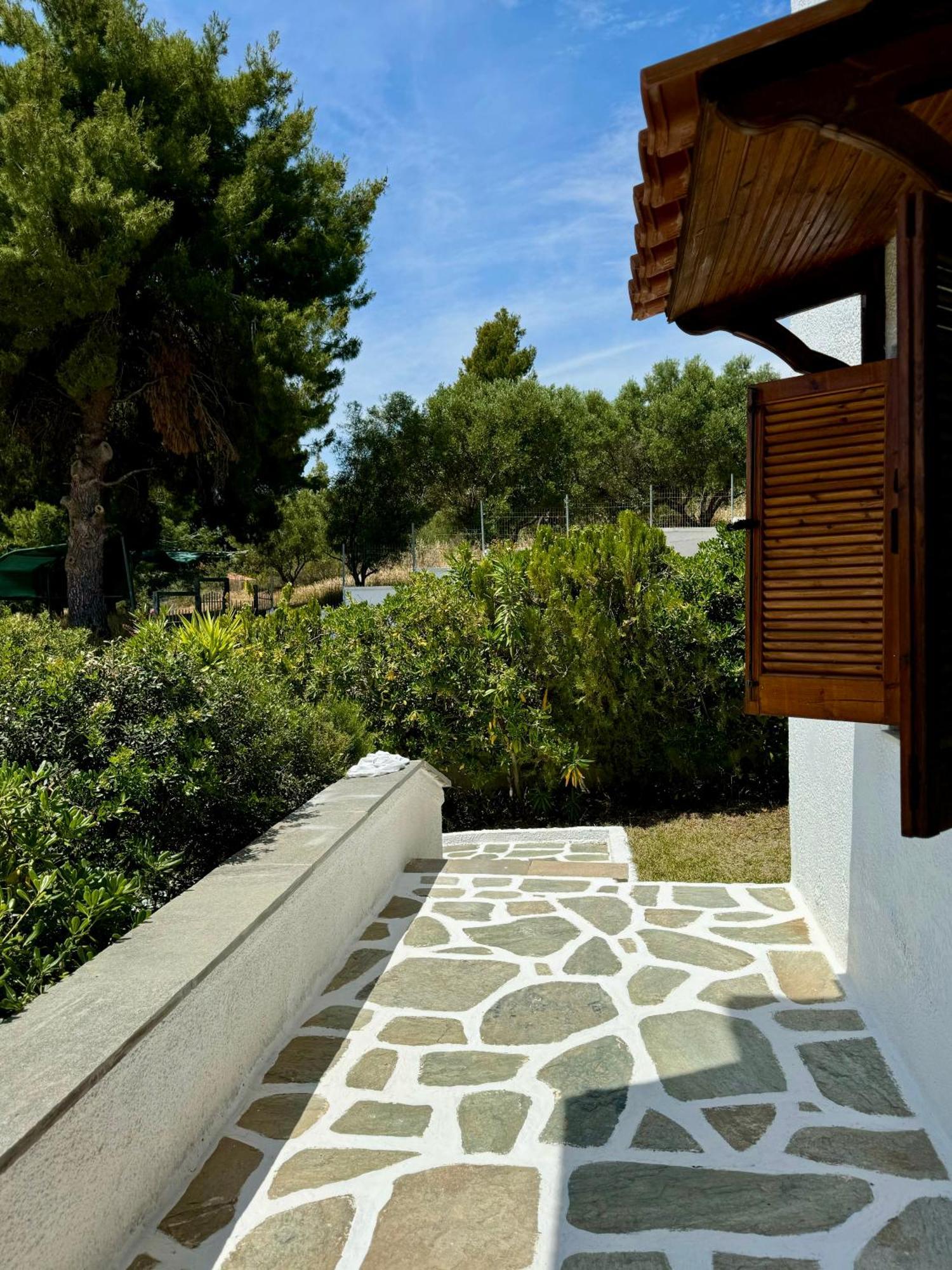 Summer Luxury Villa With Sea View Metamorfosi  Buitenkant foto